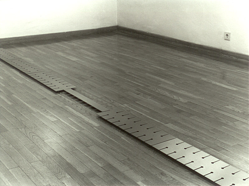 Melitta Moschik RANDOM ACCESS  1993 Bodeninstallation